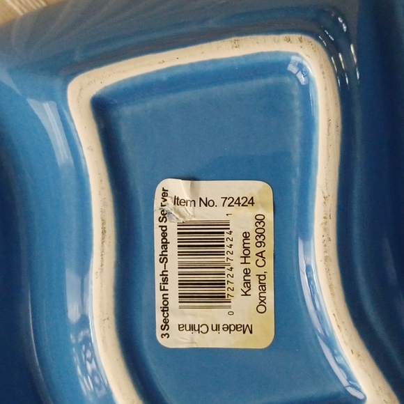 3-Section Fish Shaped Serving Dish - Picture 4 of 8
